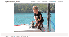 Desktop Screenshot of homeschoolahoy.com