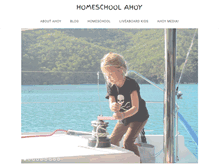 Tablet Screenshot of homeschoolahoy.com